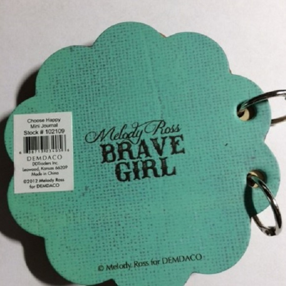 Choose Happy Mini Journal Melody Ross Brave Girl - Picture 4 of 4